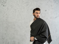 Kalahari Charcoal Shawl