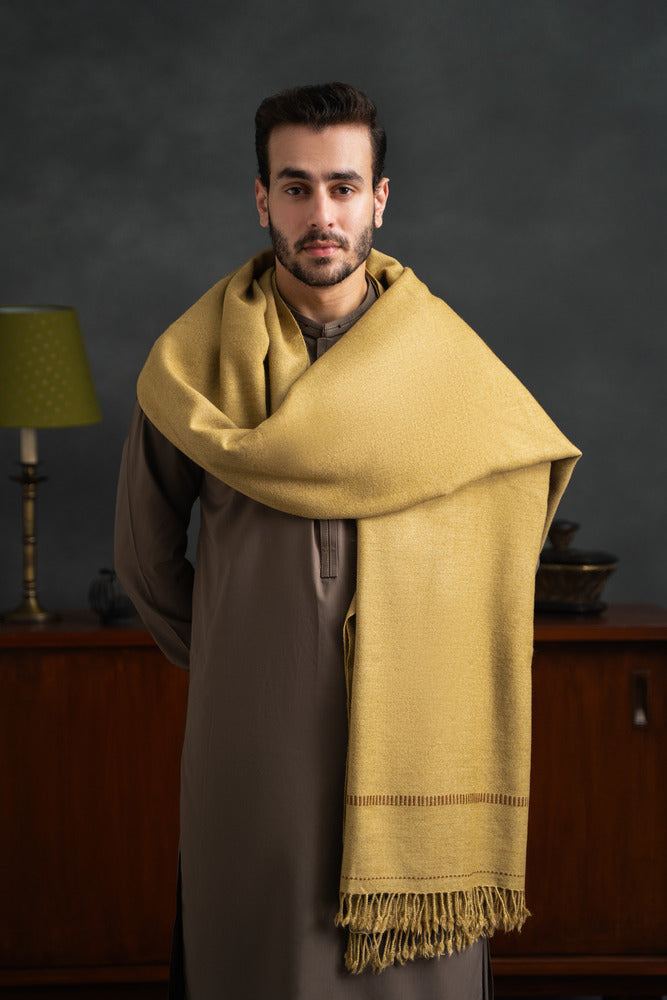 Mens Shawl Mustard Shawl Wedding Andaz Shawl For Men Latest