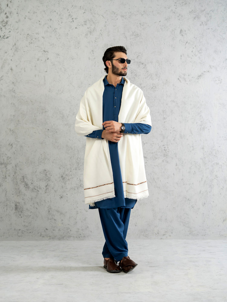 Kalahari Winter White Shawl
