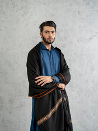 Wedding Pashmina Dark Shawl