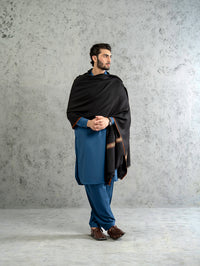 Wedding Pashmina Dark Shawl