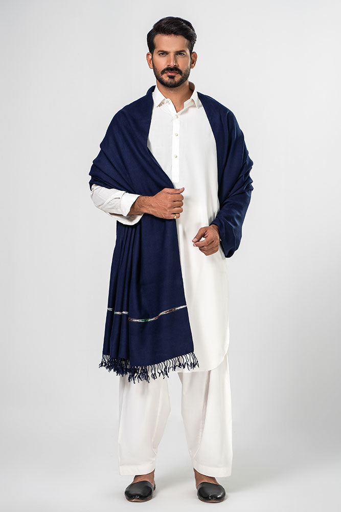 Andaz Shawl Dark Blue For Men