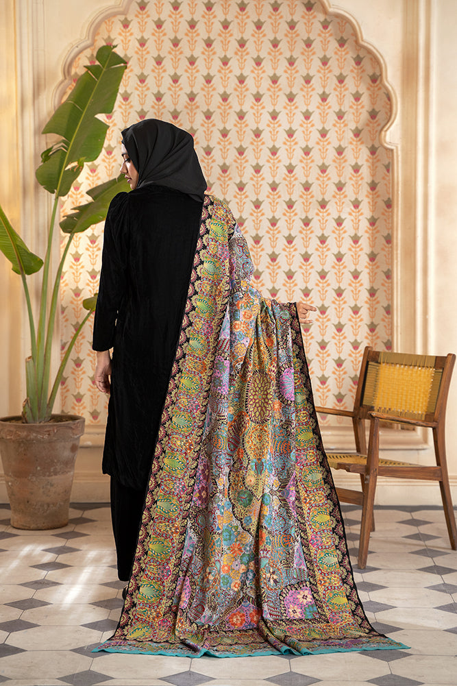 Kalamkari Kashmiri Shawl For Women