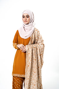 Zarq Shawl Beige