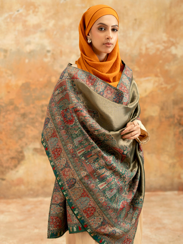 Pashmina Silk Kaani