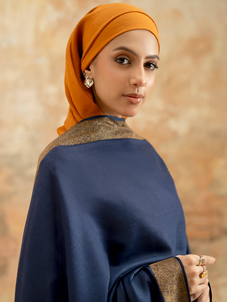 Pure Wool Fine Kashmiri Border