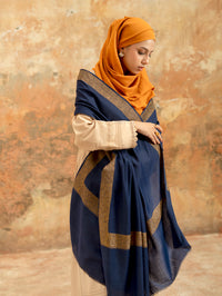 Pure Wool Fine Kashmiri Border