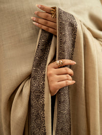 Pure Wool Fine Kashmiri Border