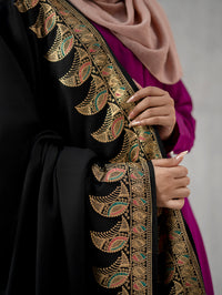 Twinkle Zari Woolen Dark