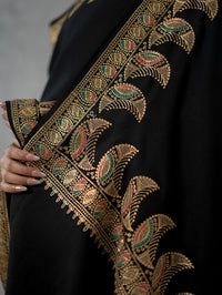 Twinkle Zari Woolen Dark