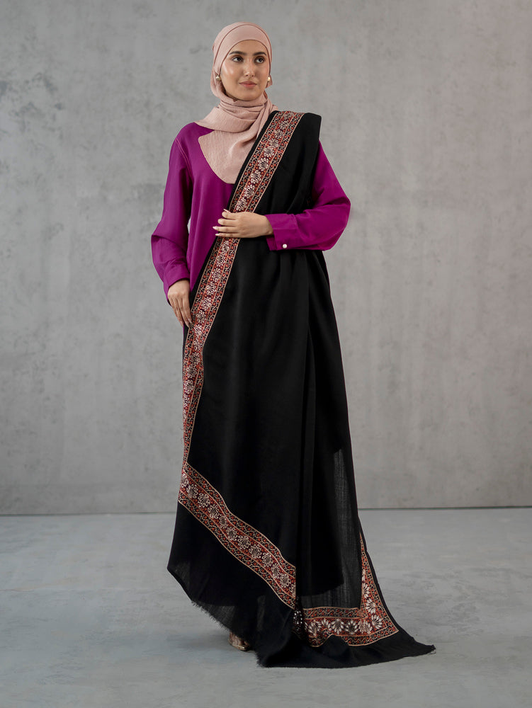 Kaari Border Shawl