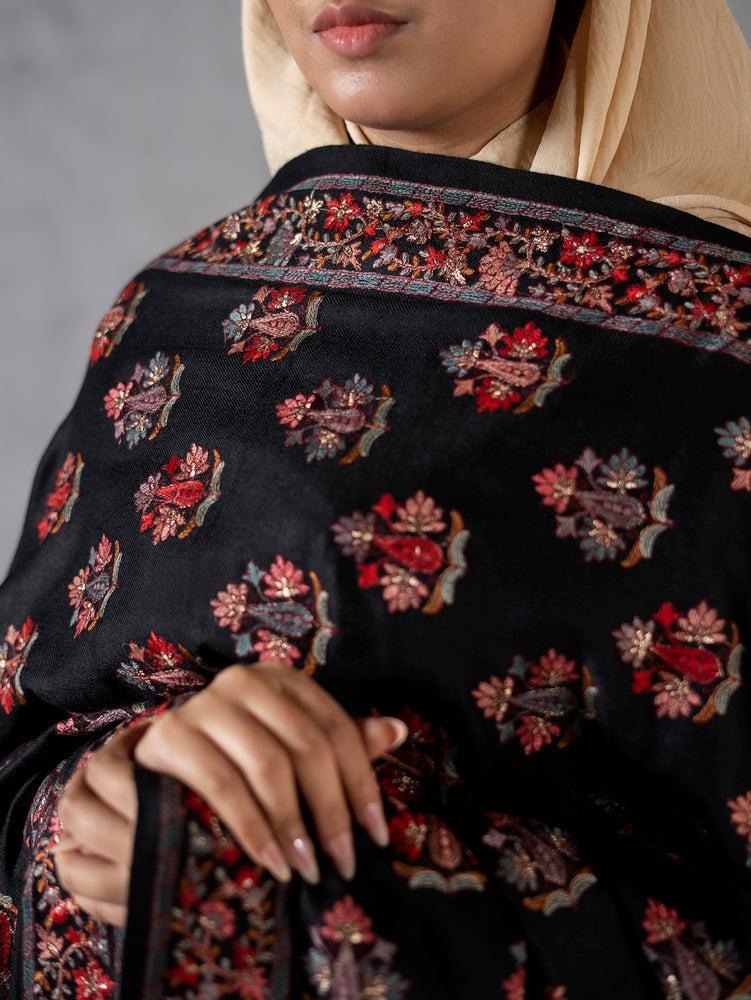 Multicolor Kashmiri Floral Jaal NEW