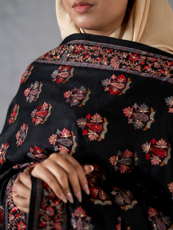 Multicolor Kashmiri Floral Jaal NEW