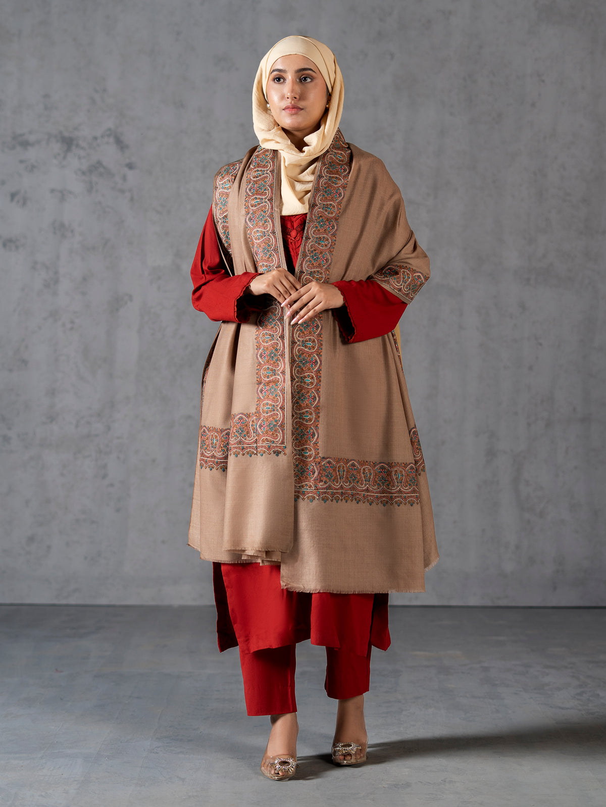 Multicolor Kashmiri Floral Jaal NEW