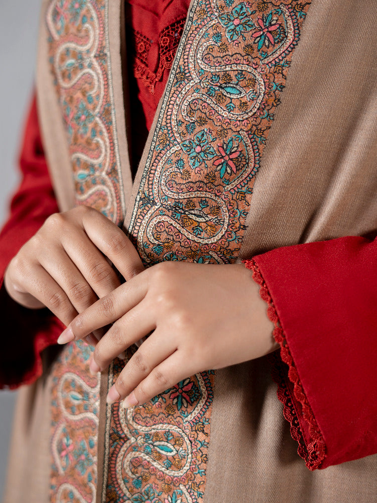 Multicolor Kashmiri Floral Jaal NEW