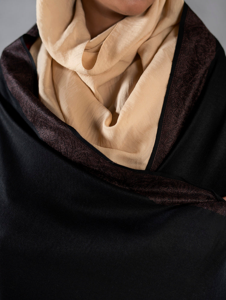 Pure Wool Fine Kashmiri Border