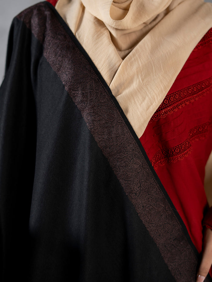 Pure Wool Fine Kashmiri Border