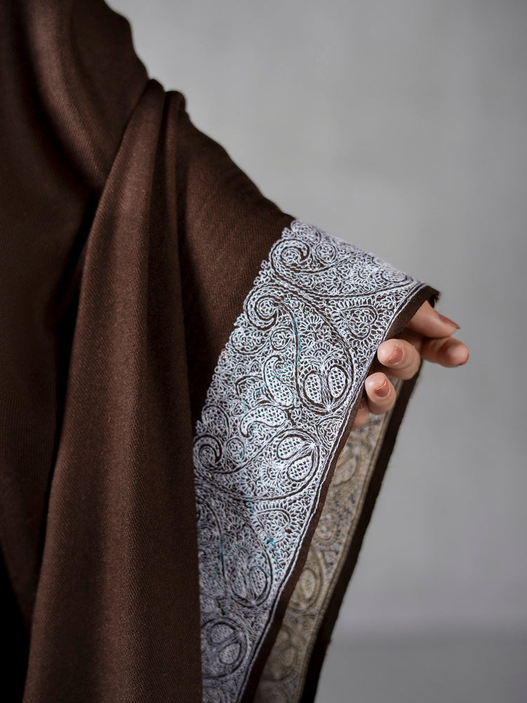 Pure Wool Fine Kashmiri Border