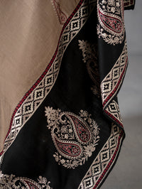 Contrast Kashmiri Shawl Light