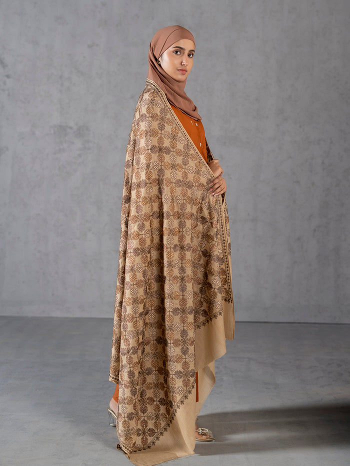 Criss Cross Kashmiri Floral Jaal