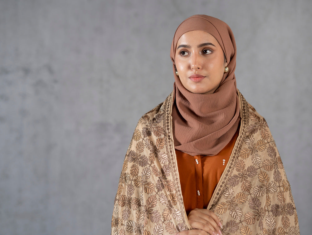 Criss Cross Kashmiri Floral Jaal