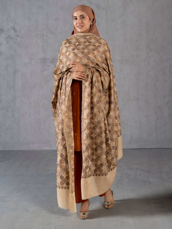 Criss Cross Kashmiri Floral Jaal