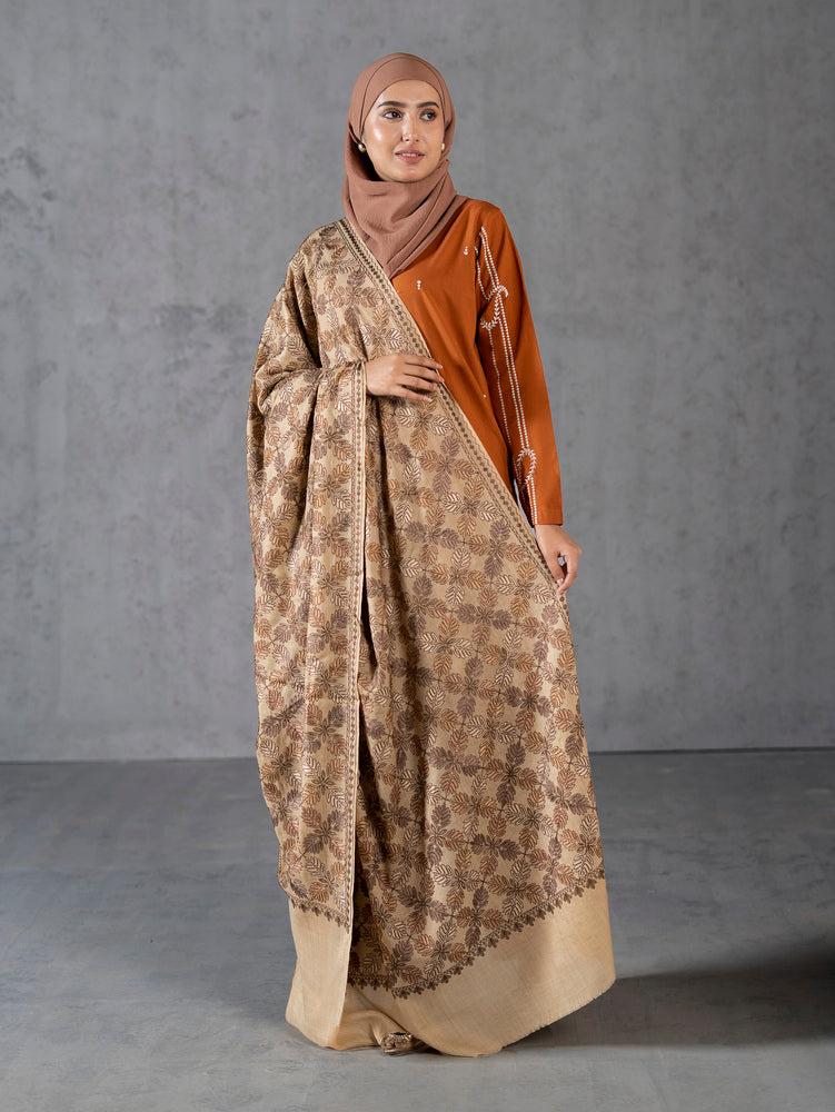 Criss Cross Kashmiri Floral Jaal