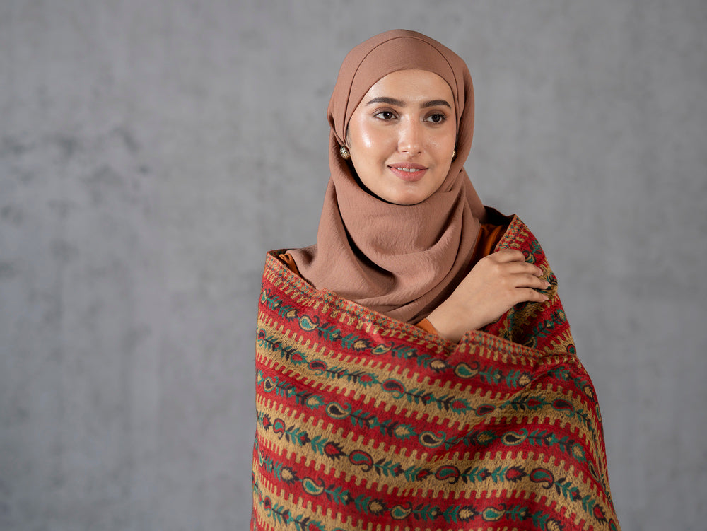 Striped Pashmina Kaani