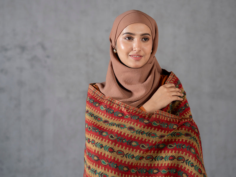 Striped Pashmina Kaani