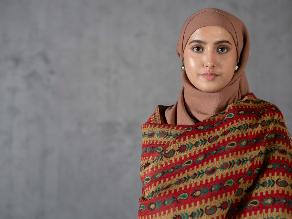 Striped Pashmina Kaani