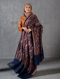 Kashmida Wool Jaal Dark