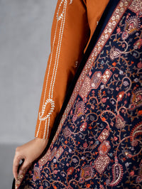 Kashmida Wool Jaal Dark