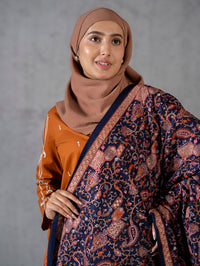 Kashmida Wool Jaal Dark