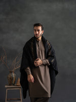 Nawab Bumbul Black Shawl