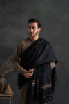 Nawab Bumbul Black Shawl