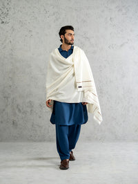 Kalahari Winter White Shawl