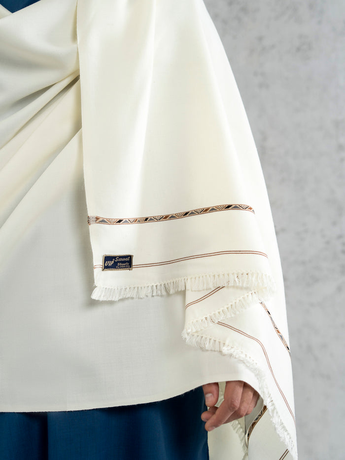 Kalahari Winter White Shawl