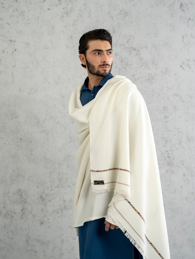 Kalahari Winter White Shawl