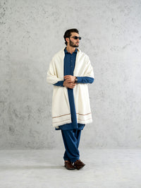 Kalahari Winter White Shawl