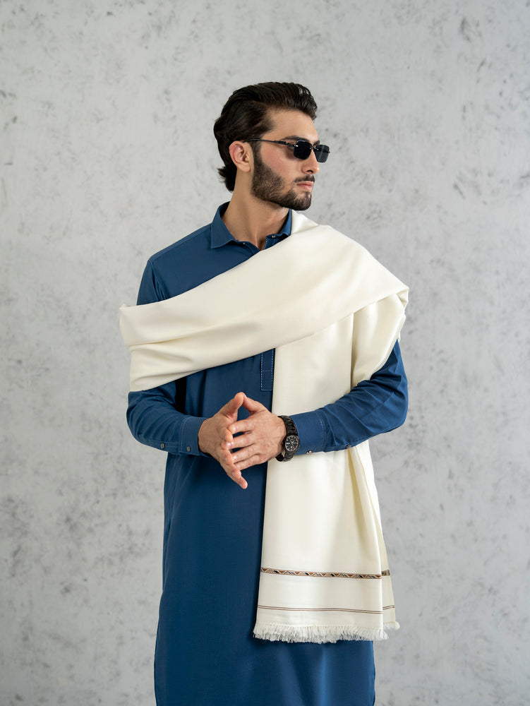 Kalahari Winter White Shawl