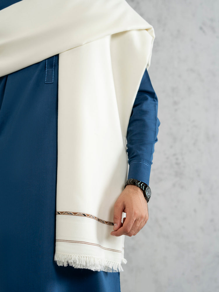 Kalahari Winter White Shawl