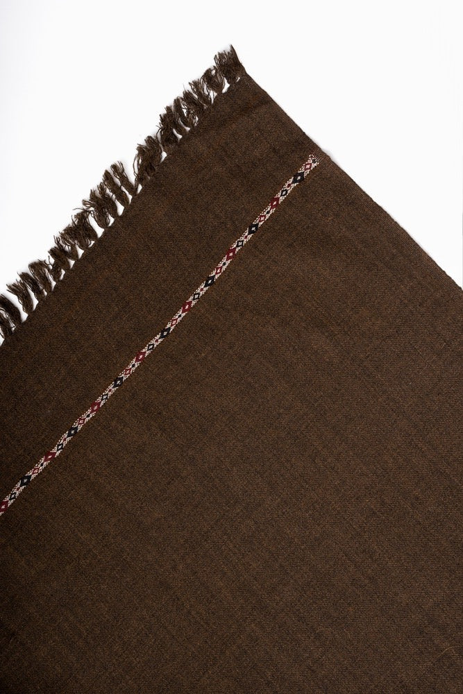 Swati Shawl Dark Brown