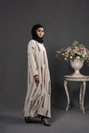 Embroidered Beige Maxi For Women 