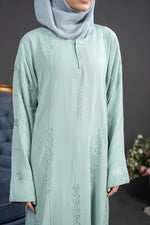 Embroidered Turquoise Maxi For Women