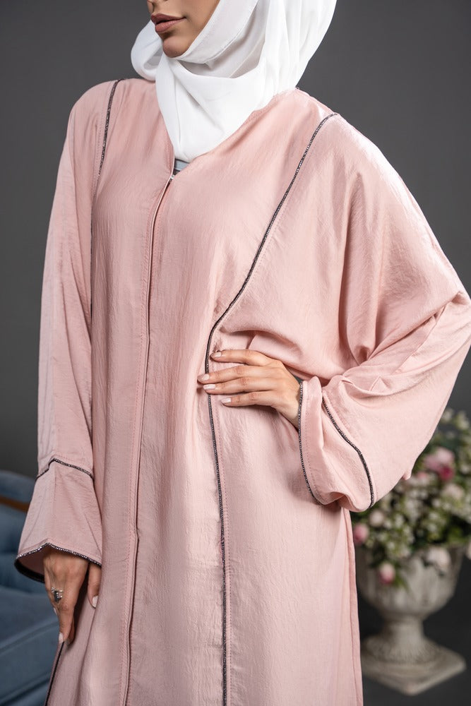 Blush Pink Abaya For Women