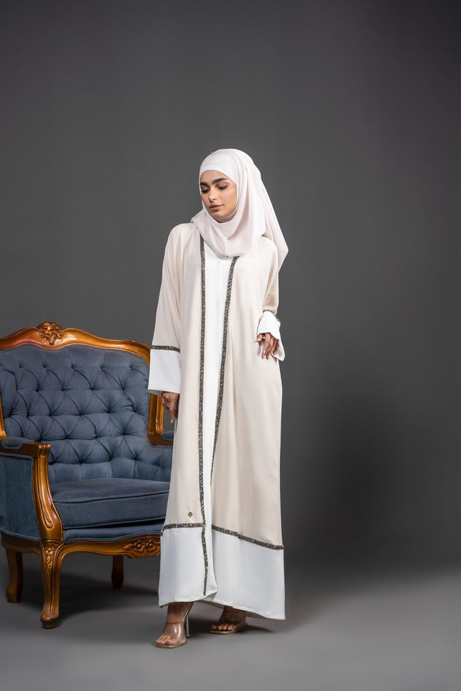 Two-Toned Light Abaya