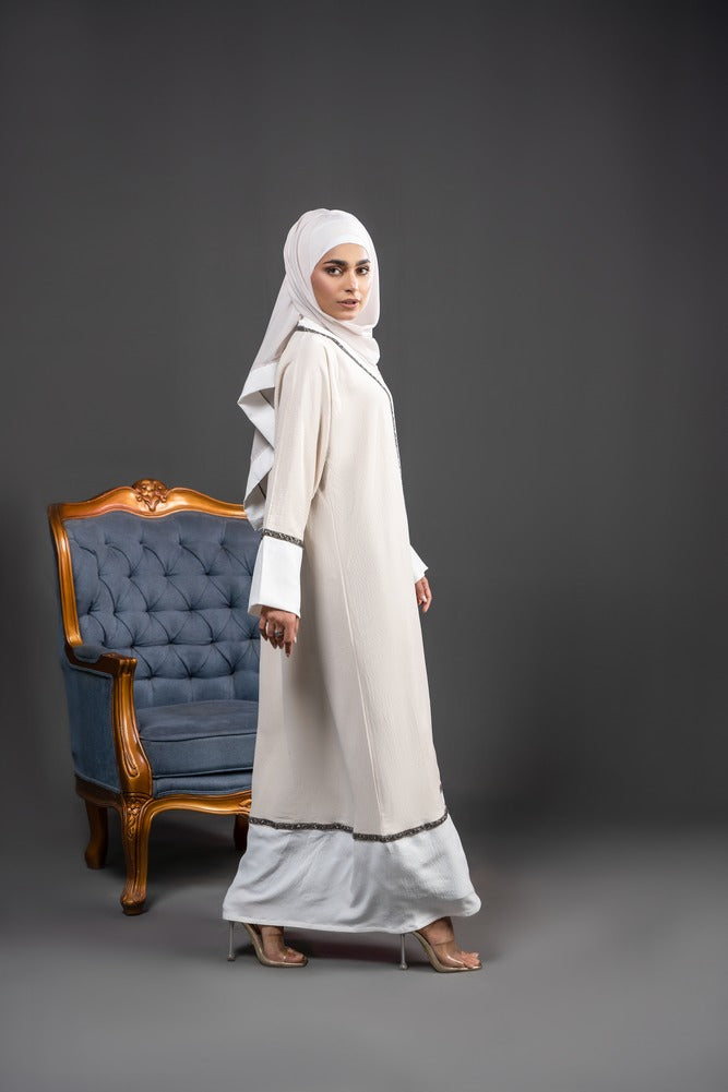 Two-Toned Light Abaya