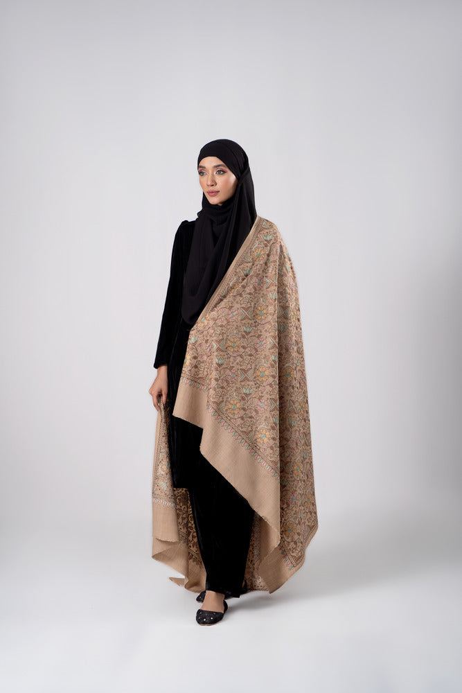 Sarwat Fancy Floral Shawl