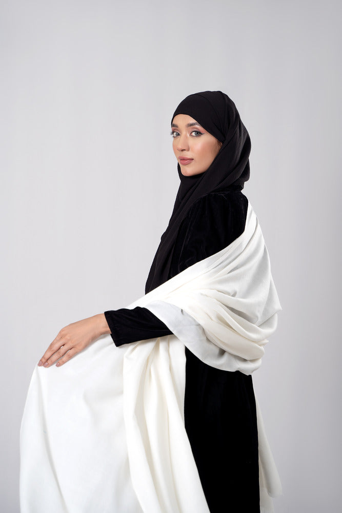 Ladies Kashmiri White Shawl