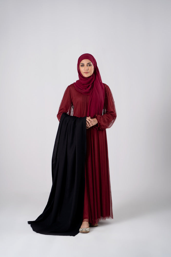 Ladies Kashmiri Black Shawl